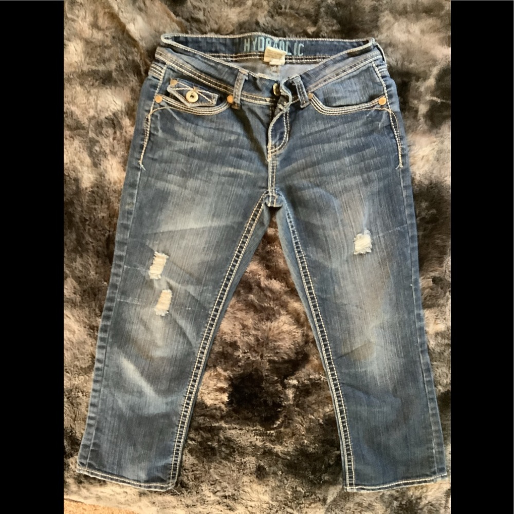 380 Hydraulic jean Capri